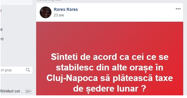 POLEMICĂ pe Facebook. Un clujean cere taxarea ”viniturilor”, inclusiv a sătmărenilor
