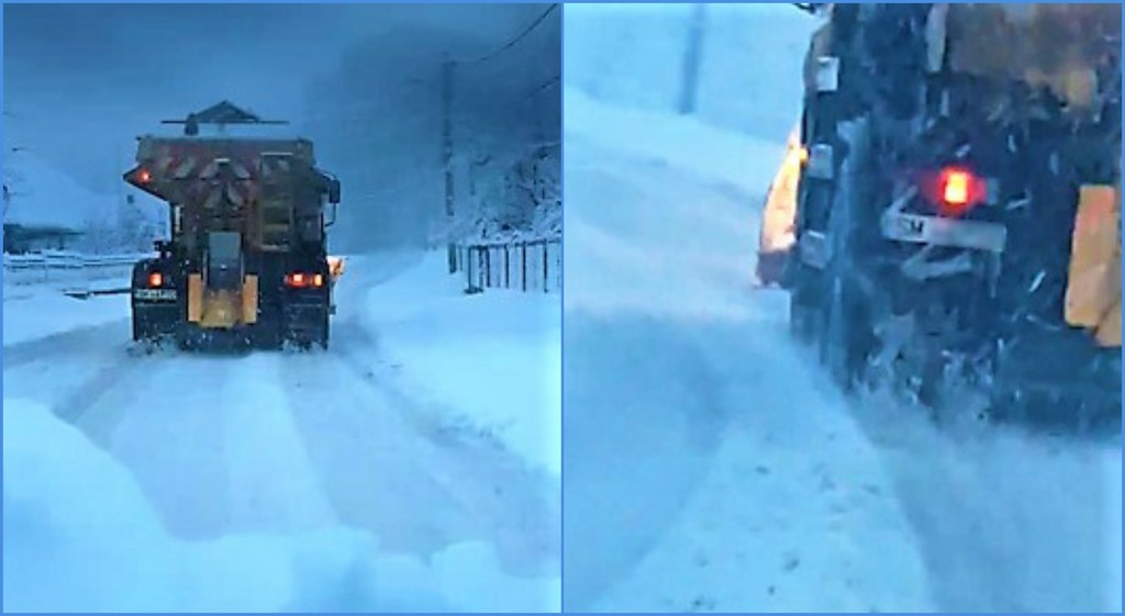 VIDEO viral. Cum se face deszăpezirea a la Satu Mare: "Nu îi e rușine. Vai și-amar"