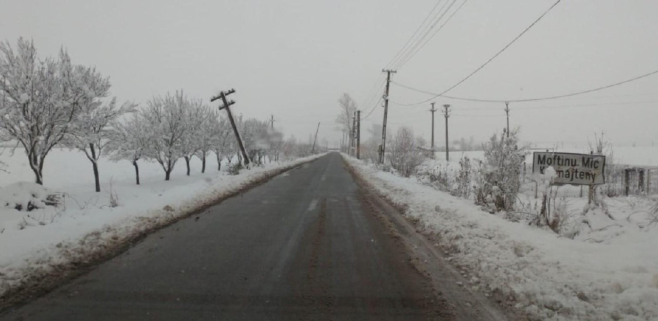 FOTO. Consiliul Județean: La Satu Mare nu există drumuri județene închise