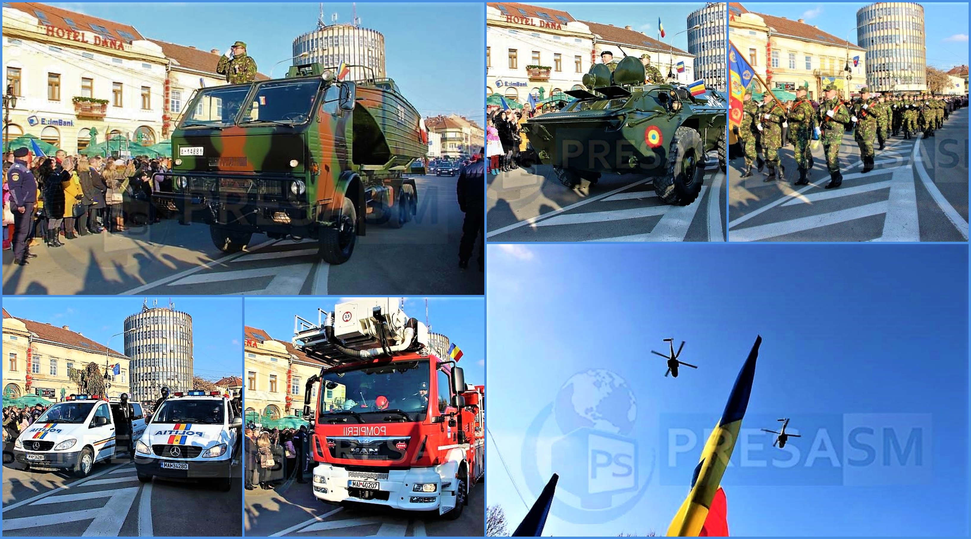 Centenar la Satu Mare. Paradă militară impresionantă - FOTO/VIDEO