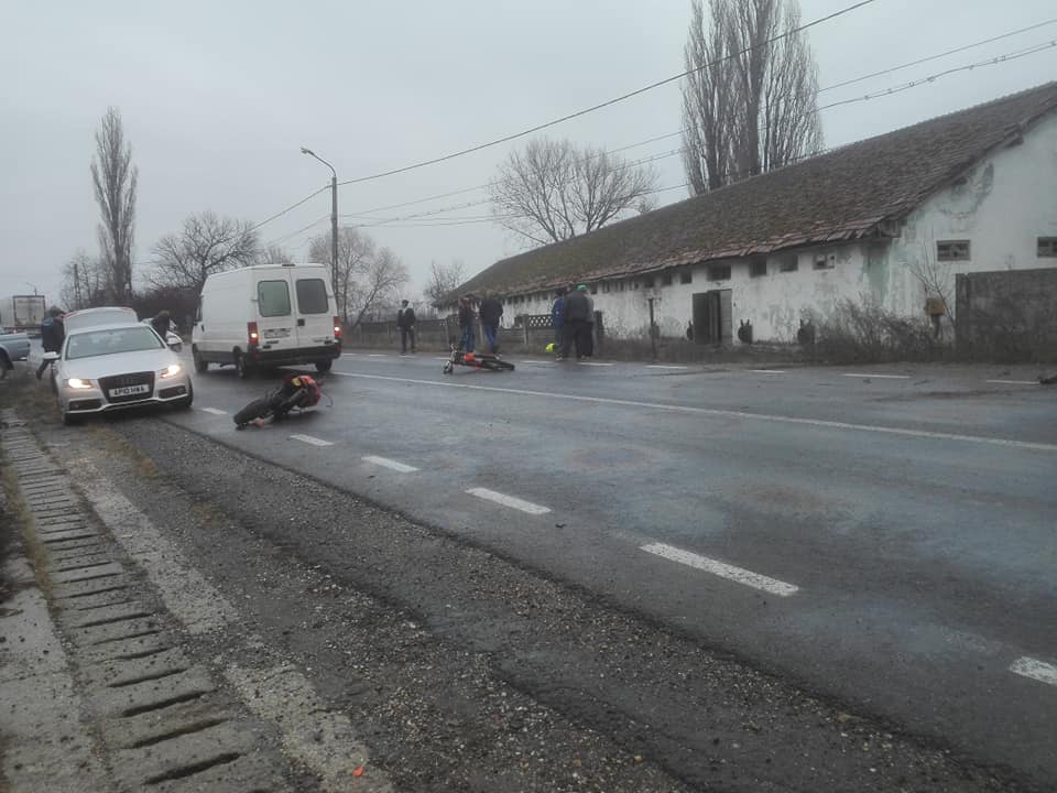 FOTOGALERIE. Concluziile polițiștilor în cazul motociclistului accidentat grav
