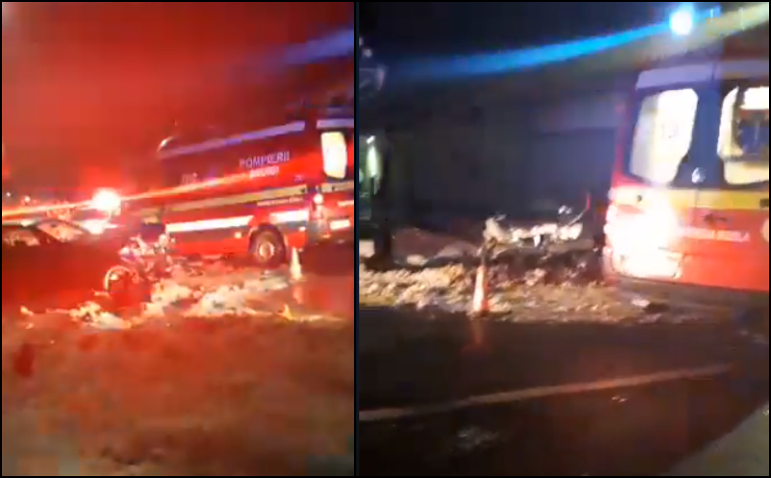 FOTO/VIDEO. Accident mortal. Un BMW a intrat în plin într-un grup de persoane în Maramureș