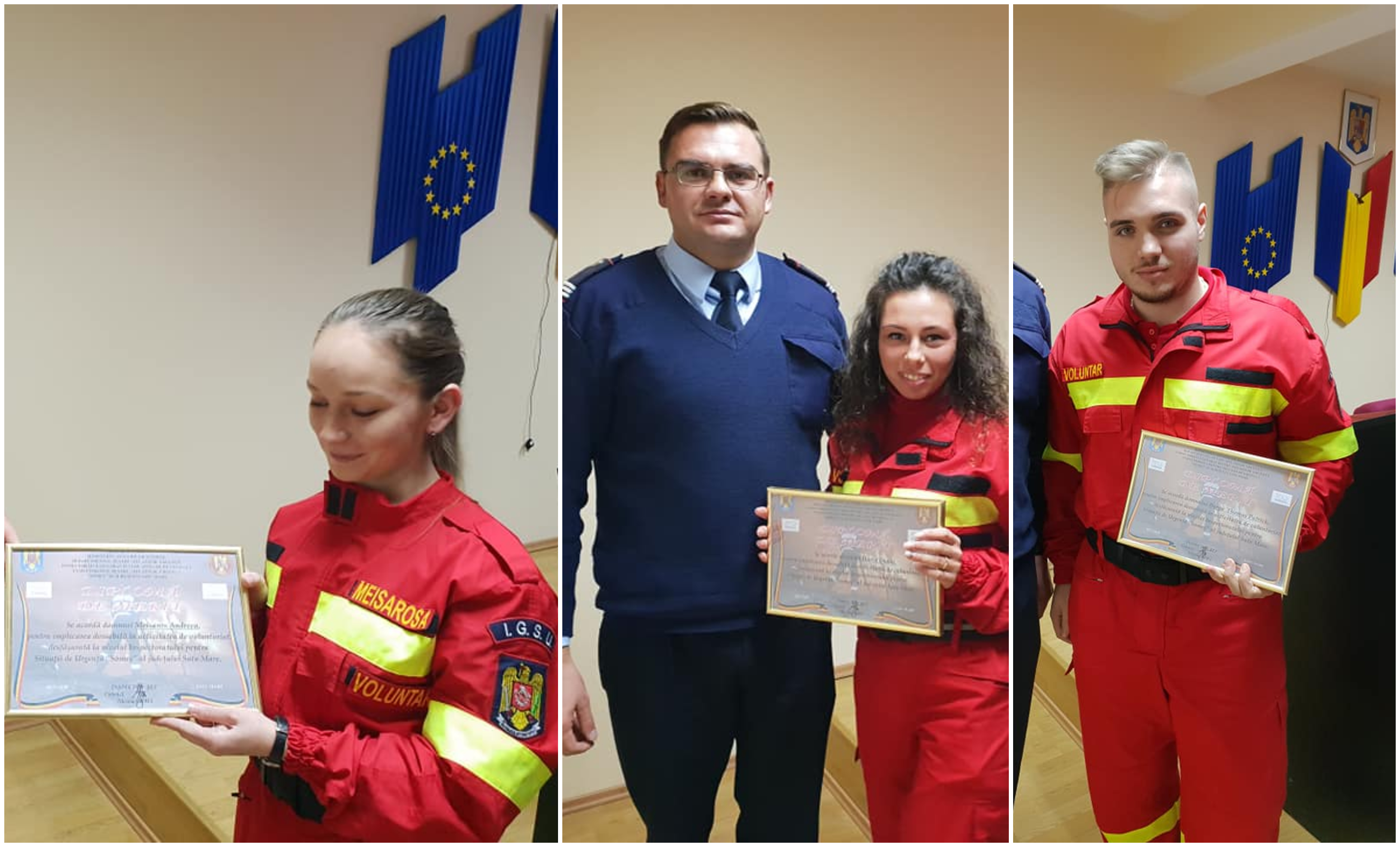 FOTO. Tineri voluntari sătmăreni salvează oameni din pasiune. Cot la cot cu pompierii