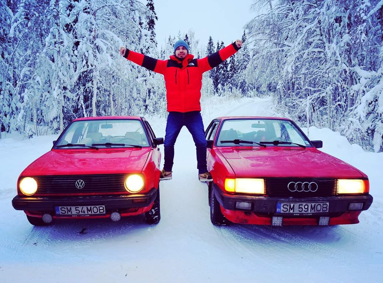 FOTO/VIDEO. Sătmărenii, blocați în drumul spre Polul Nord. Codul roșu i-a oprit