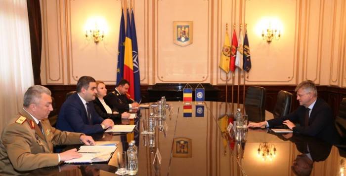 Ministerul Apărării, sătmăreanul Gabriel Leș, întâlnire cu subsecretarul general al ONU