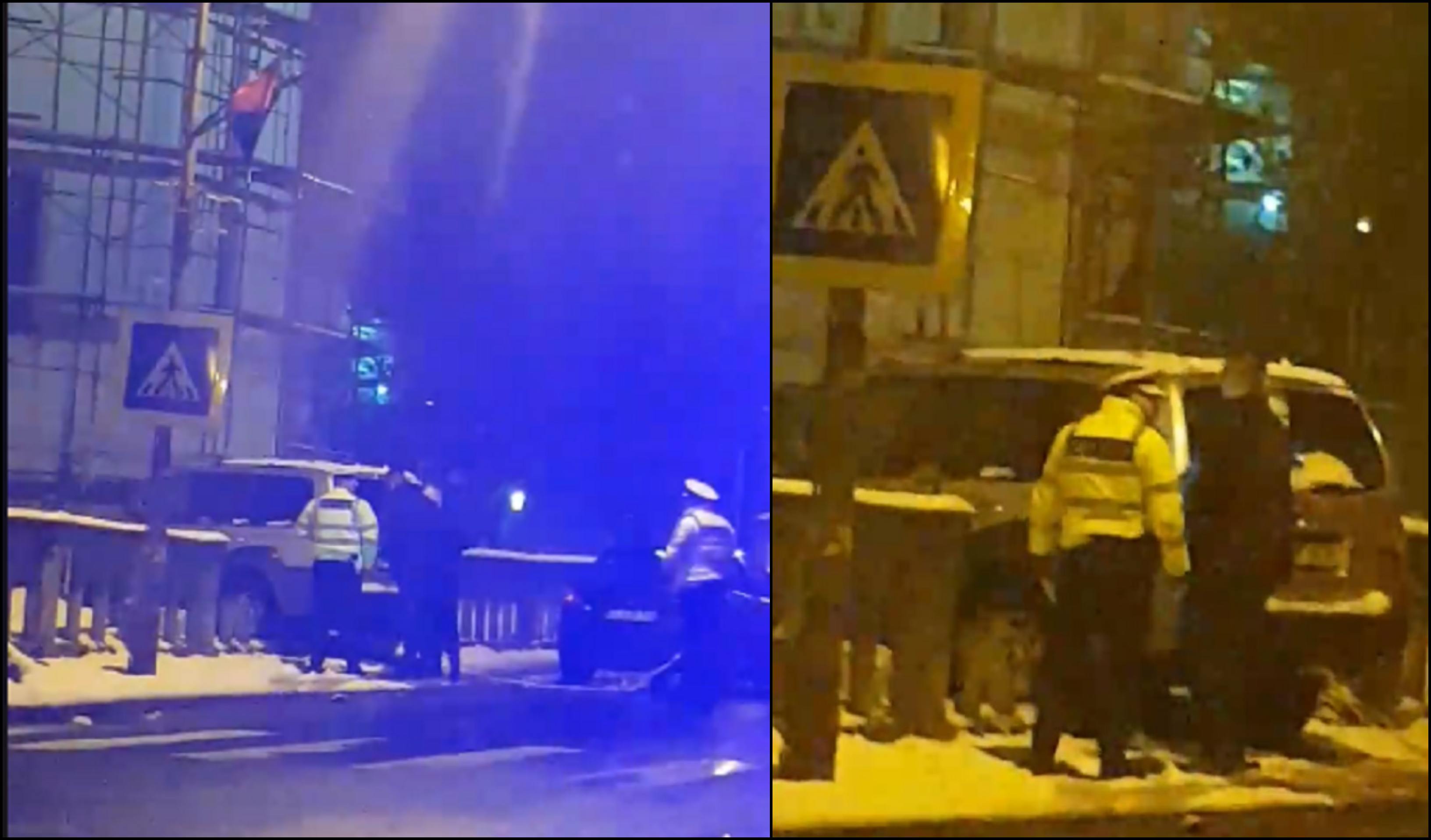 FOTO/VIDEO. A spulberat cu mașina gardul Catedralei Ortodoxe din centrul Sătmarului