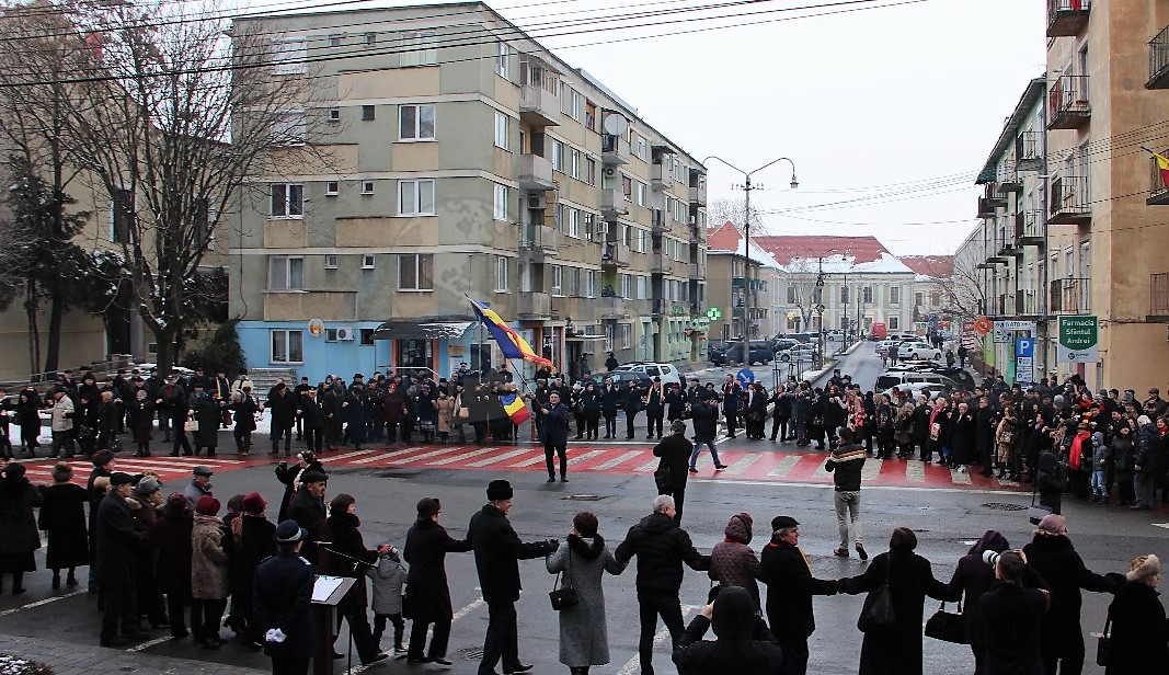 FOTOGALERIE. Mica Unire și Marea Horă la Satu Mare. La mulți ani, România!