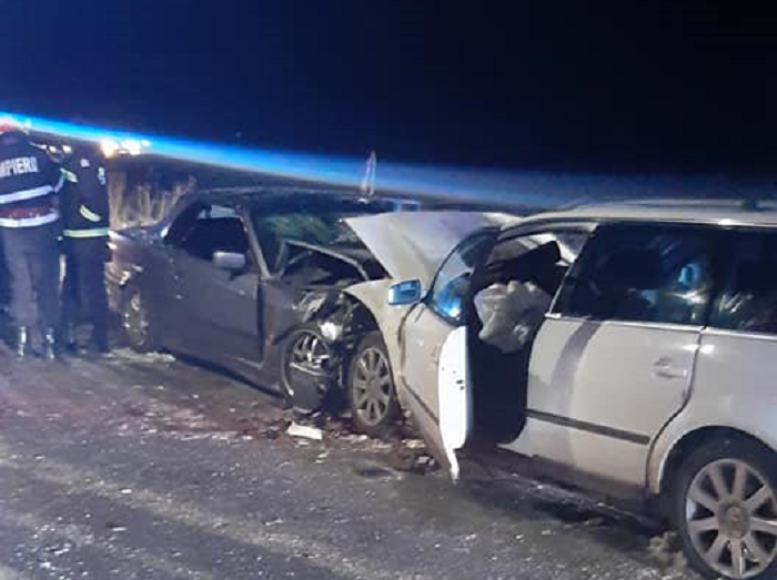 FOTO. Accident mortal. Un decedat și opt răniți, pe DJ 191, aproape de limita județului Satu Mare