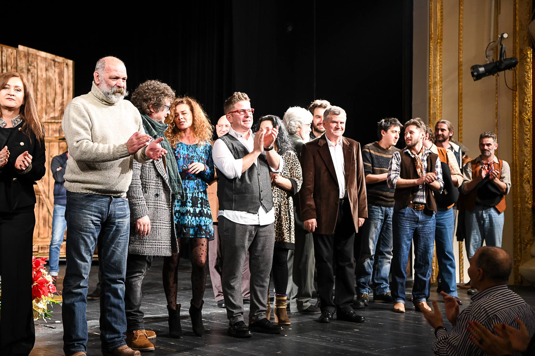 FOTOGALERIE. Pavel Bartoș, pe scena de la Satu Mare. Recunoștință și aprecieri pentru Teatrul de Nord