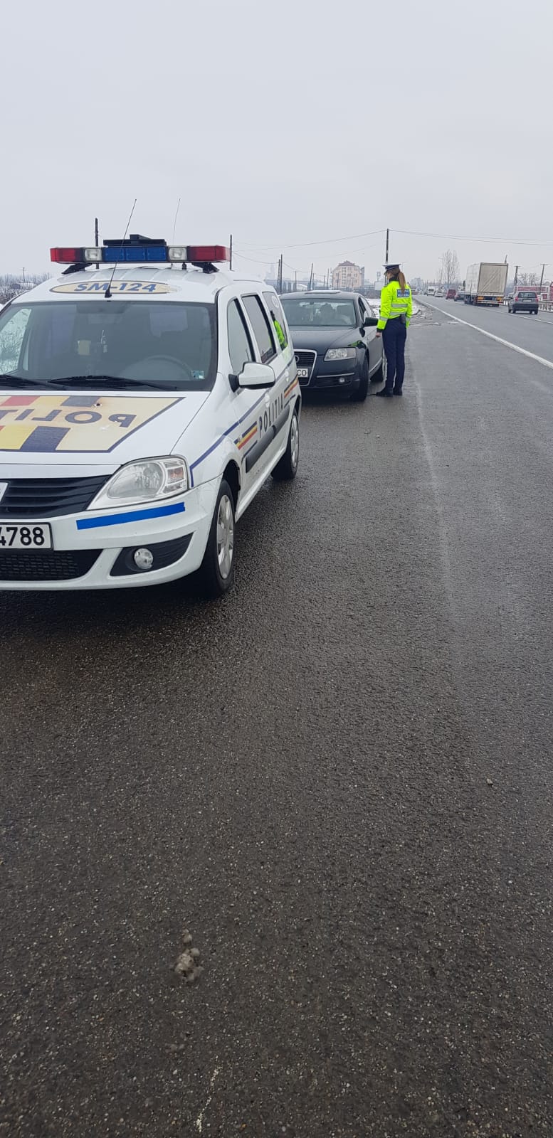 Filtre masive ale Poliției Rutiere între Satu Mare și Carei. Zeci de permise suspendate!