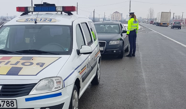 FOTO. Razii de amploare în județul Satu Mare. Poliția Rutieră a dat sute de amenzi