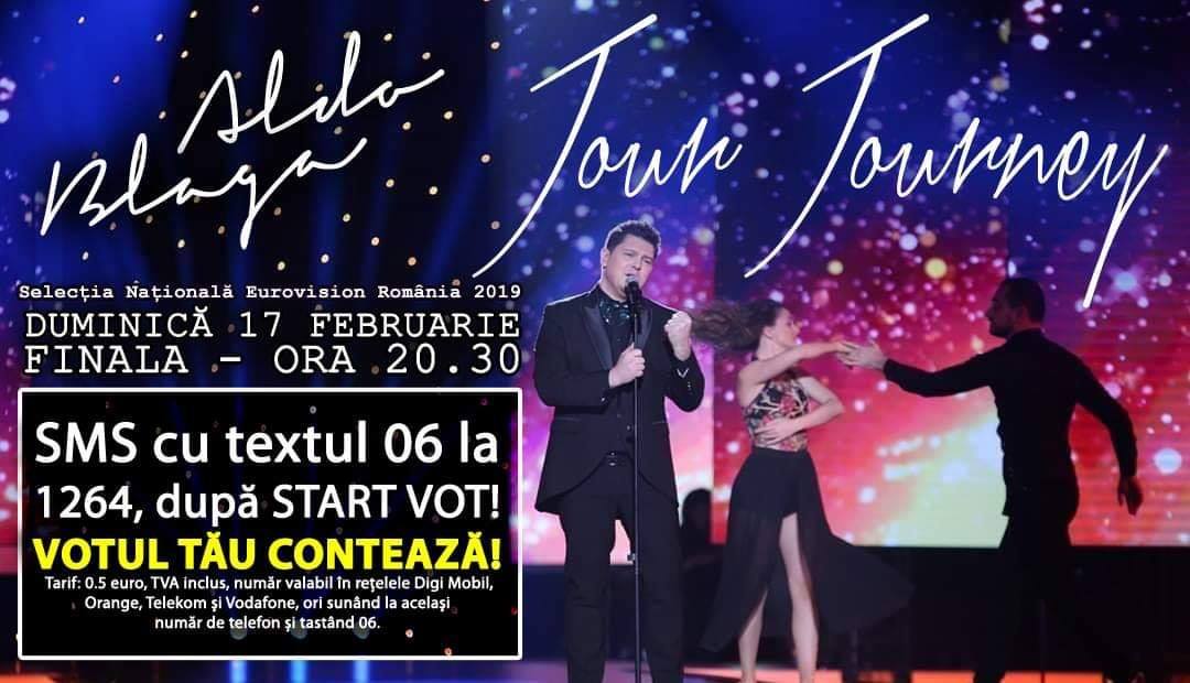 VIDEO. Sătmăreanul Aldo Blaga, în finala Eurovision! Are nevoie de votul nostru
