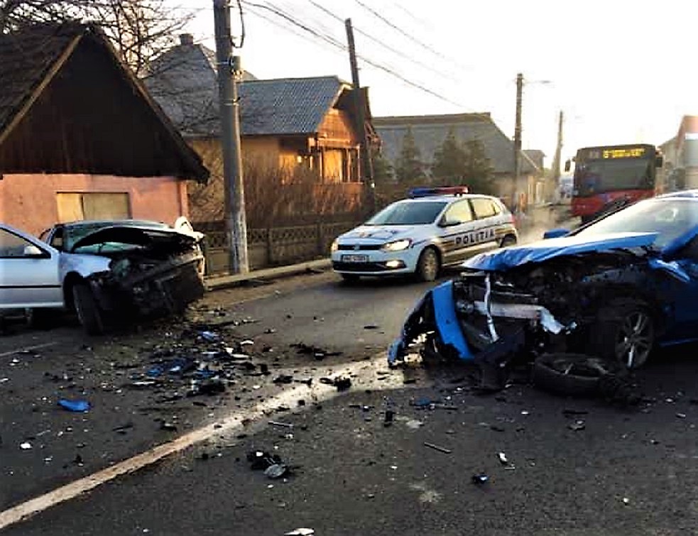 FOTO. Accident grav de circulație în Maramureș. Drumul spre Baia Mare, blocat