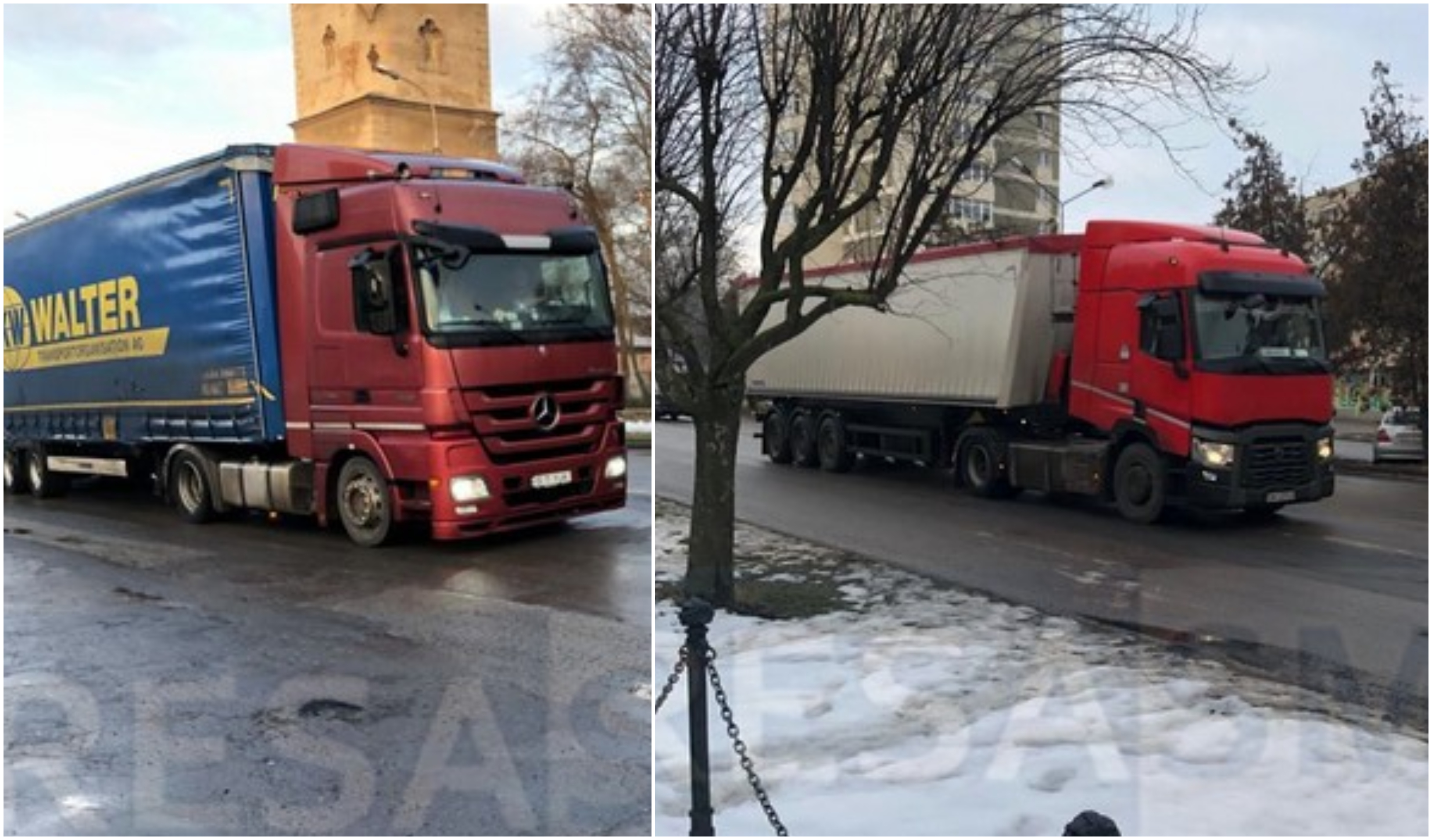 FOTOGALERIE. Centura Careiului, pe degeaba! TIR-urile trec tot prin oraș