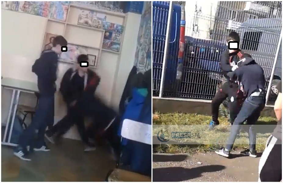 VIDEO. Bătăi repetate între mai mulți elevi la o școală generală din municipiul Satu Mare