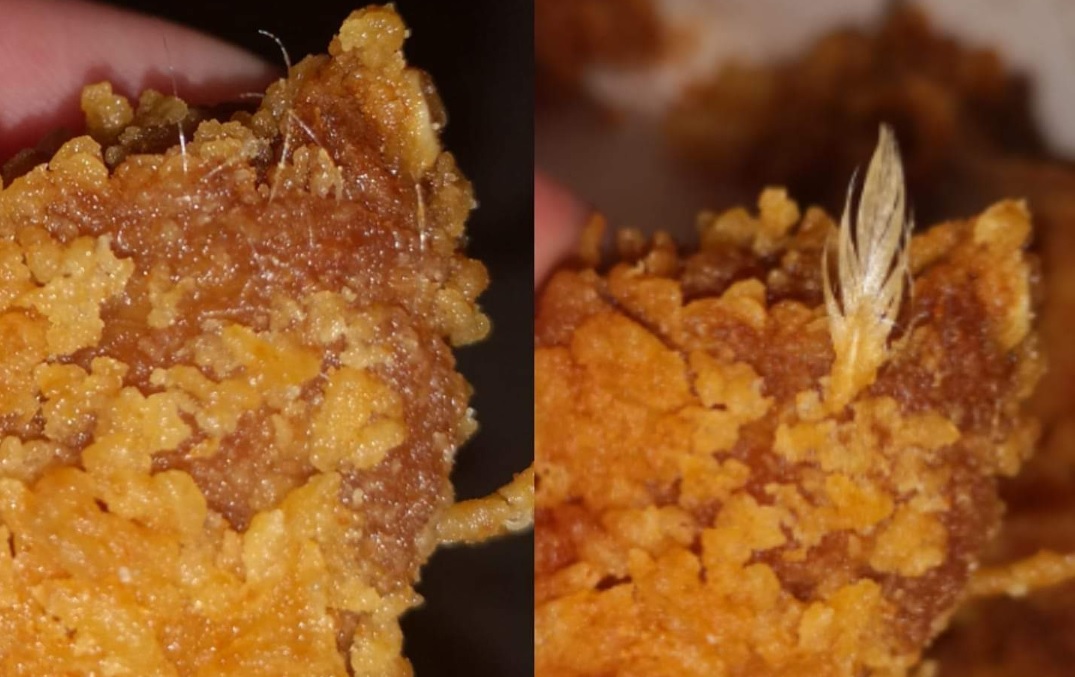 FOTO. Cea mai nouă ”specialitate” în Satu Mare: pui prăjit cu tot cu pene