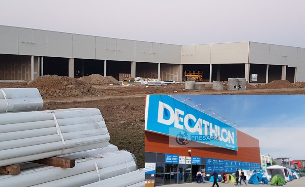 FOTOGALERIE. Decathlon la Satu Mare! Lucrări avansate la magazinul de pe Drumul Careiului