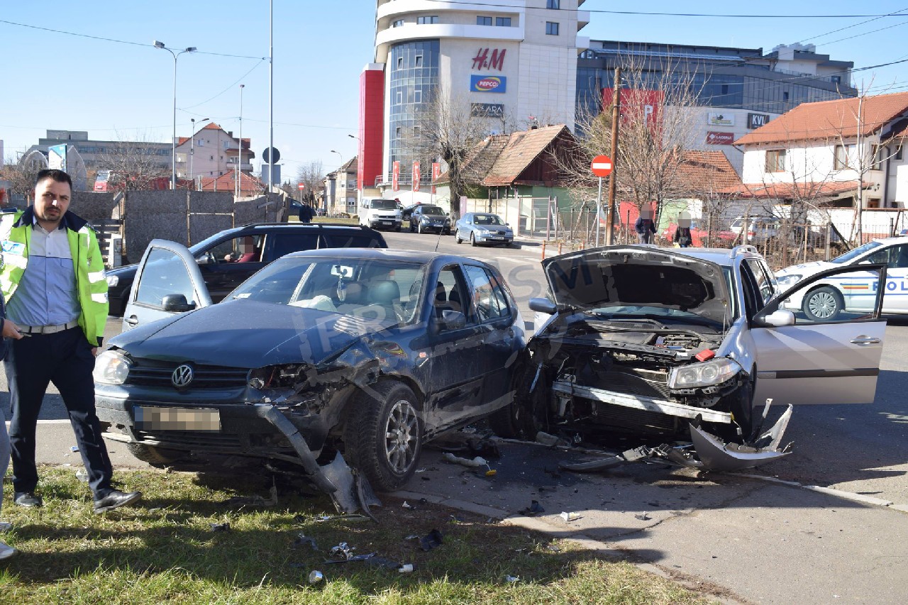 FOTO/VIDEO. Accident grav, cu victimă, în centrul municipiului Satu Mare