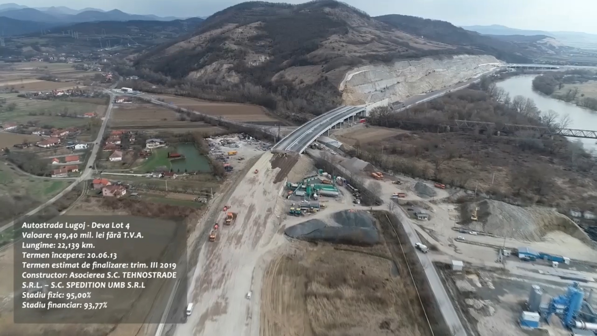 VIDEO. Imagini spectaculoase cu Autostrada Transilvania. Care este gradul de finalizare