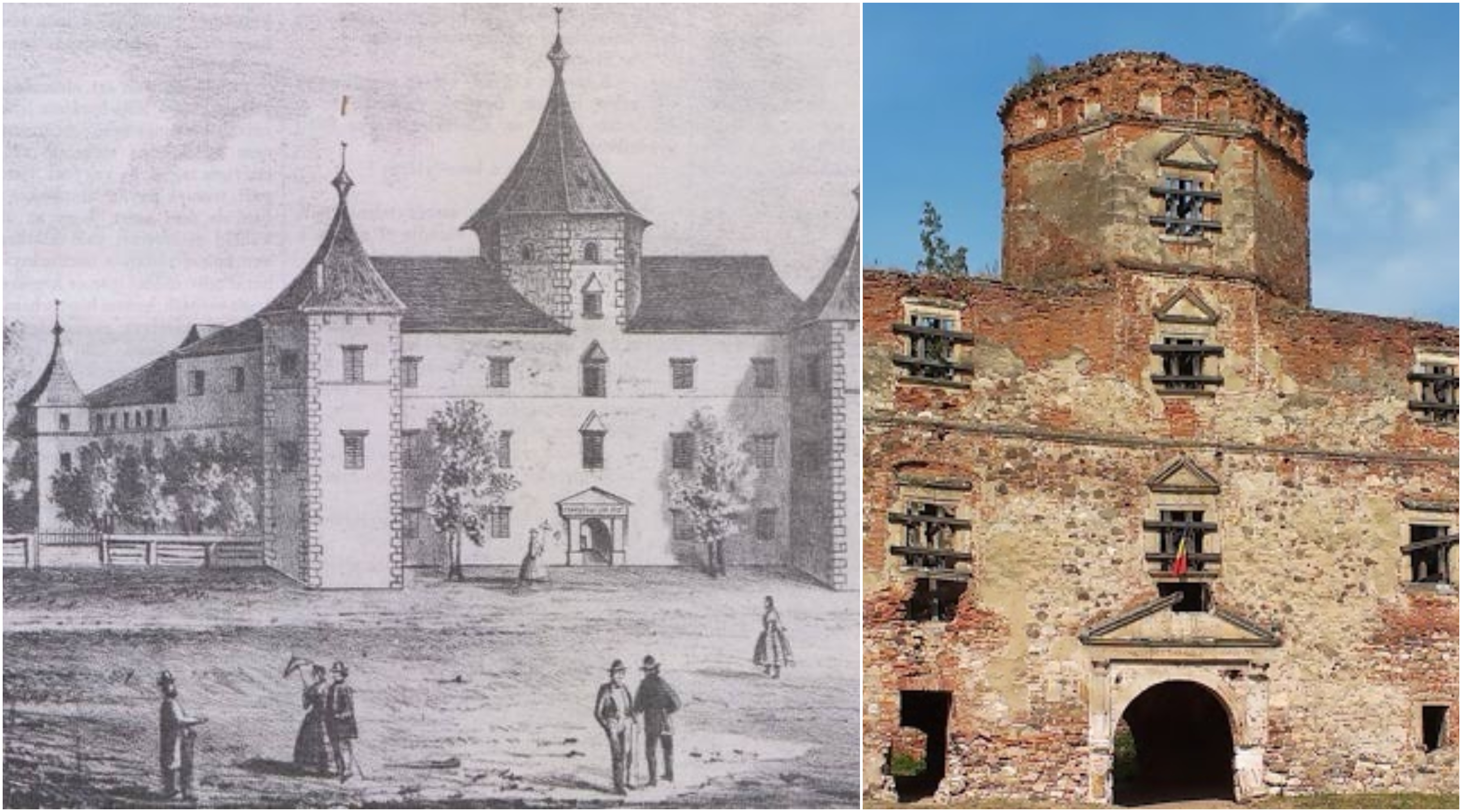 FOTO. Istoria Castelului din Medieșu Aurit. A fost o perlă, acum e ruină. Cum arăta acum 150 de ani