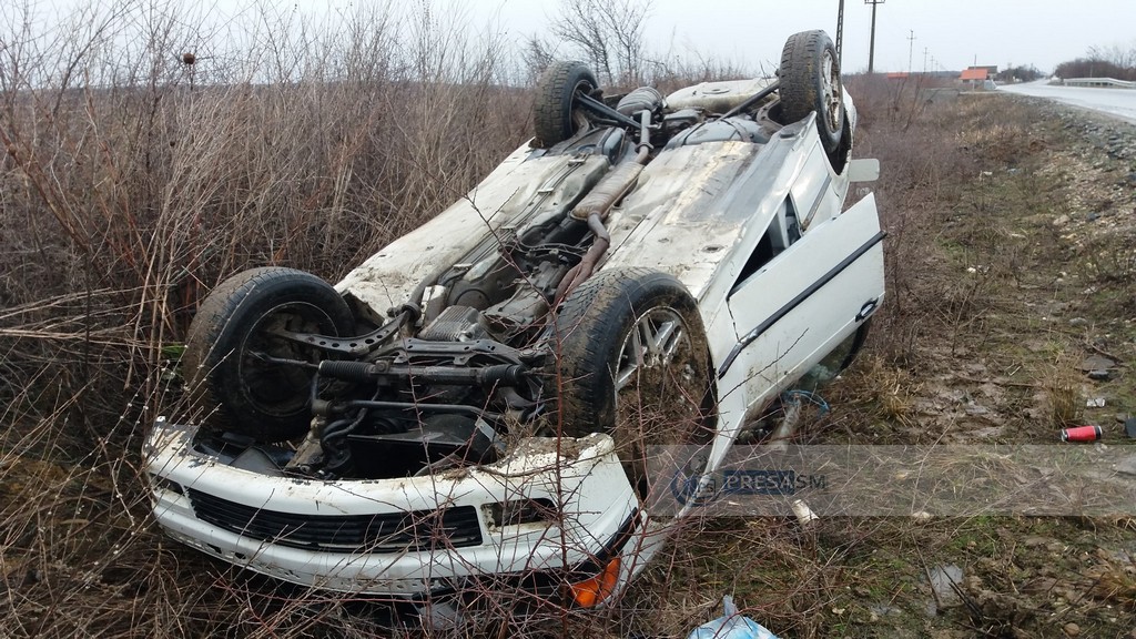 FOTO/VIDEO. Accident al celui mai ”penal” șofer al anului! Cum a încercat să se ascundă de polițiști