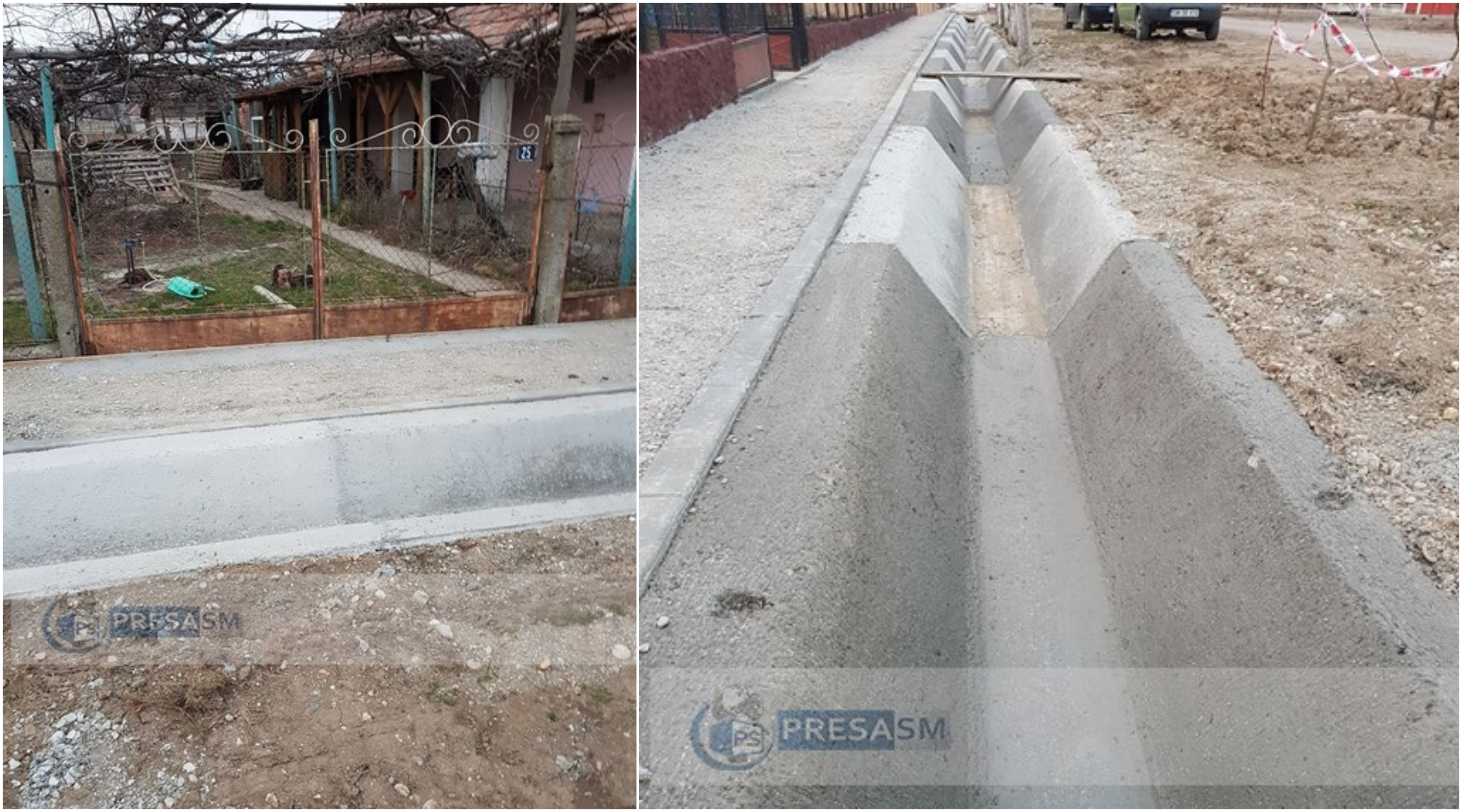 FOTO. Somnul minții. Oameni ”sechestrați” în propria casă cu șanțuri