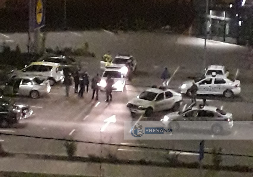 VIDEO. Scandal în parcare la Lidl, în Satu Mare. Cinci echipaje de poliție au intervenit