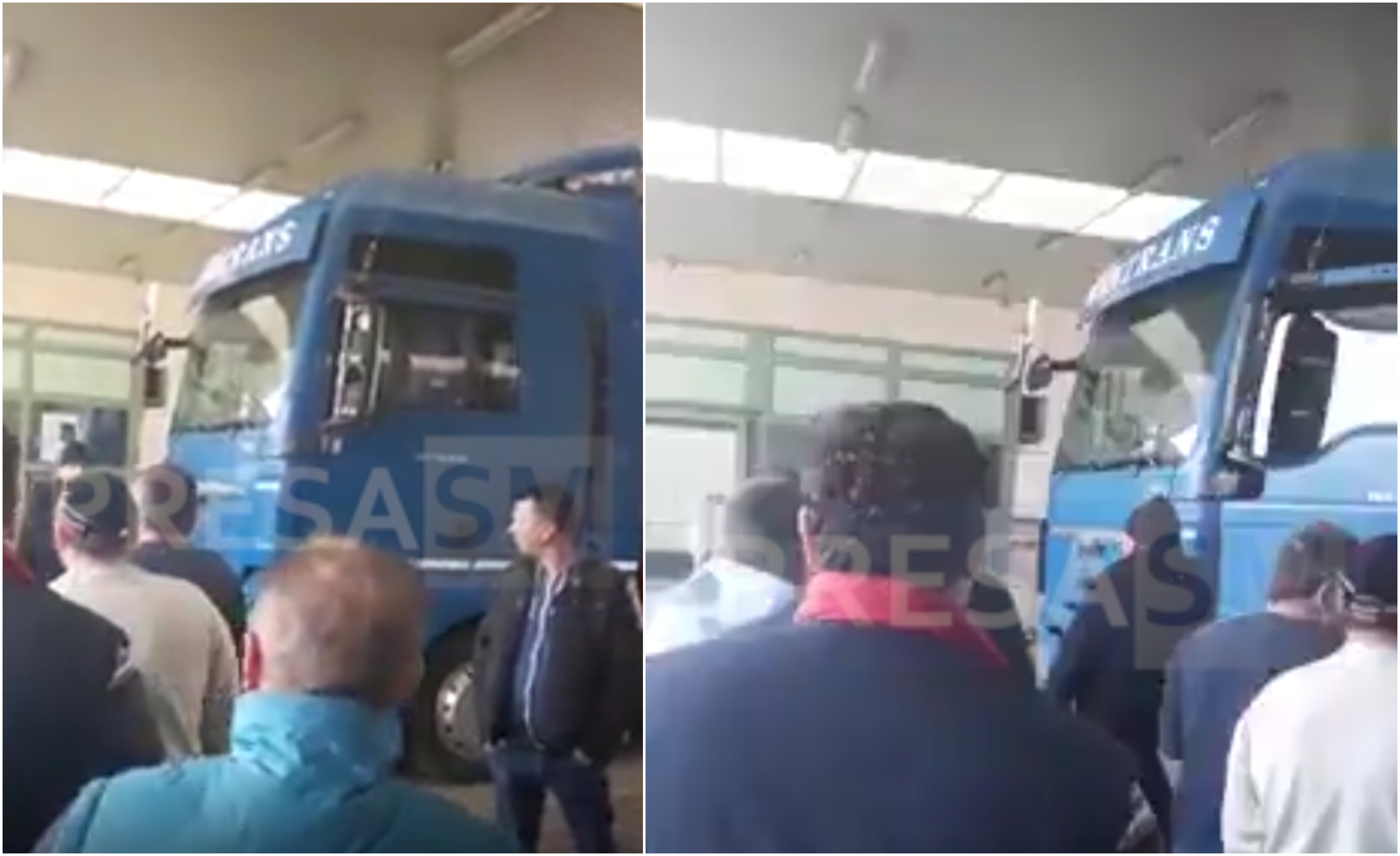 FOTO/VIDEO. Scandal monstru la graniță. Șoferii de TIR au ”ocupat” Vama Petea