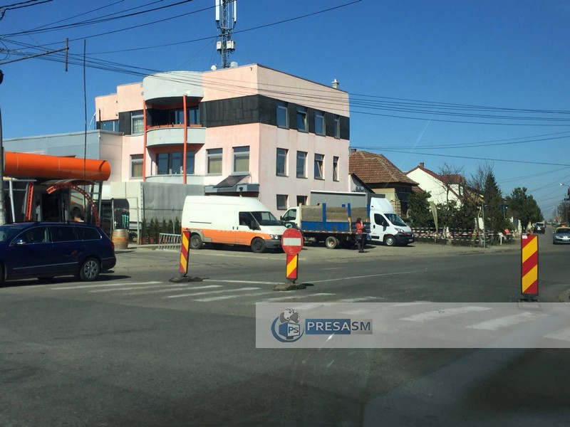 FOTO. ATENȚIE! O zonă întreagă a fost închisă în municipiul Satu Mare