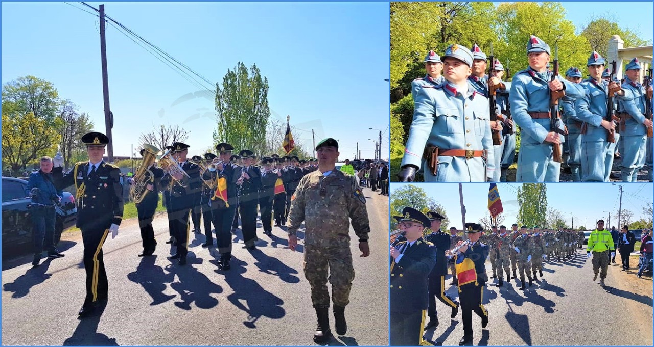 FOTO/VIDEO. Armata Română a reintrat în Satu Mare. Paradă militară de amploare, cu avioane și elicoptere