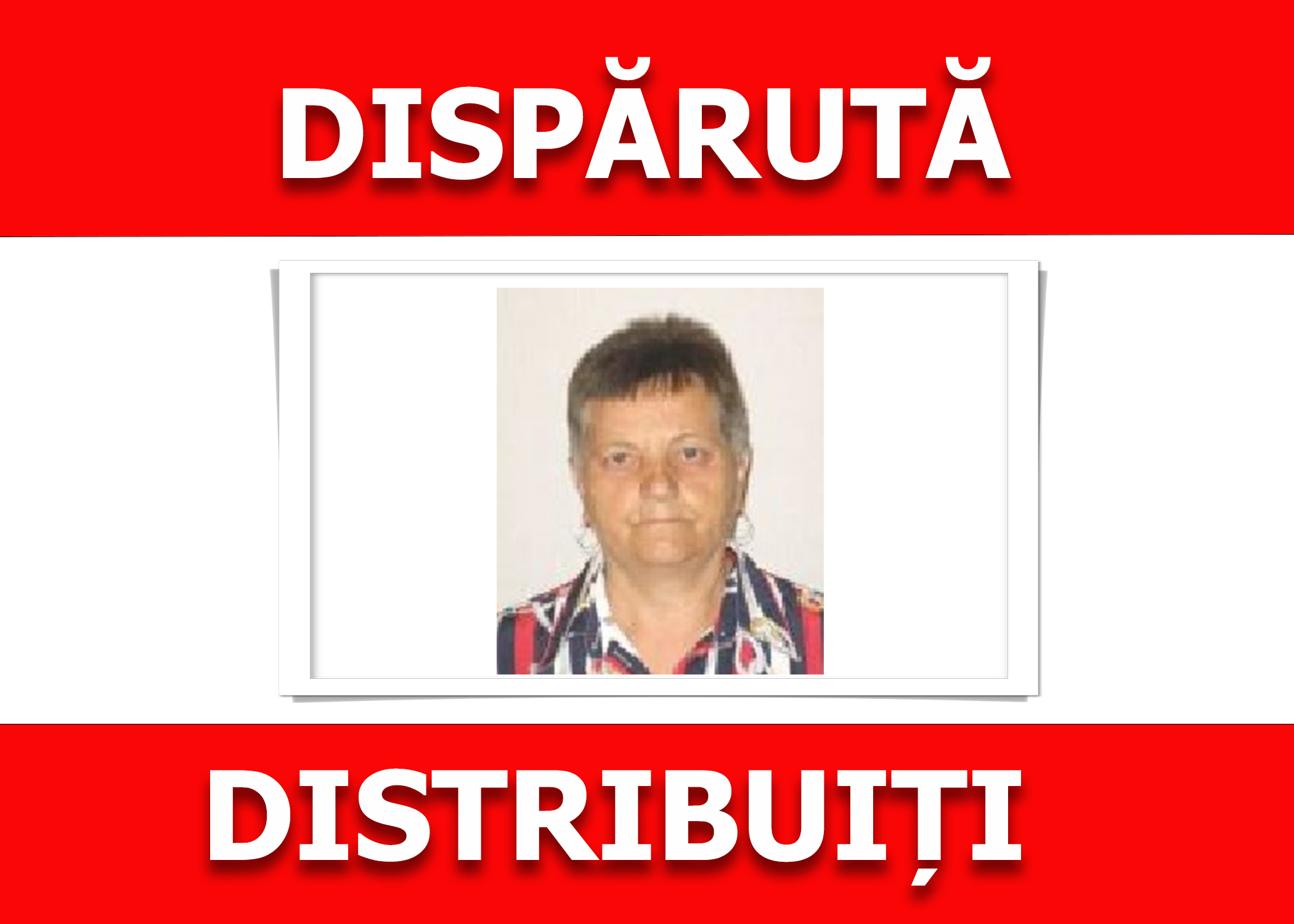 O sătmăreancă a dispărut de acasă. Polițiștii și familia vă cer ajutorul
