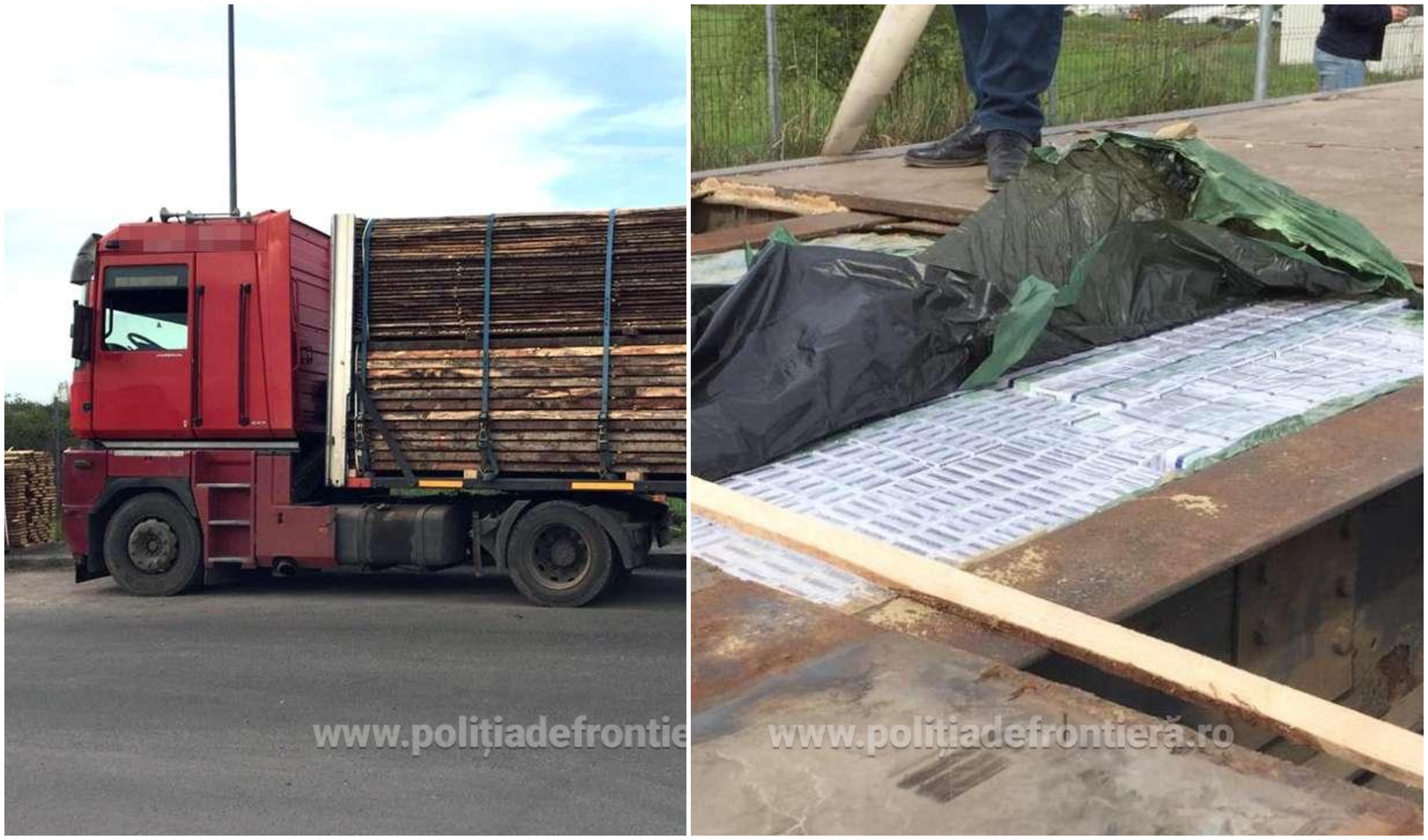FOTO/VIDEO. Cum se aduc țigările cu TIR-ul prin Vama Halmeu. Caz concret
