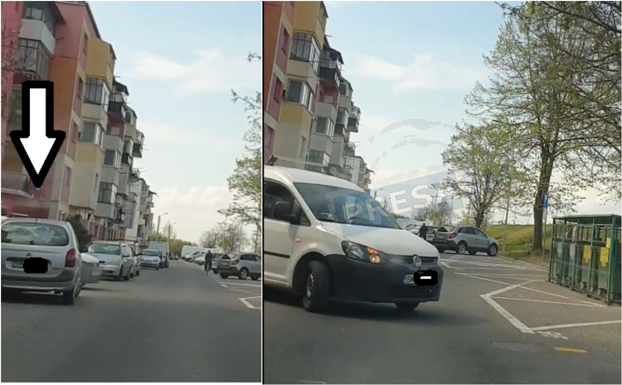VIDEO. Accident evitat la limită. Mașinile parcate aiurea, un real pericol în Satu Mare