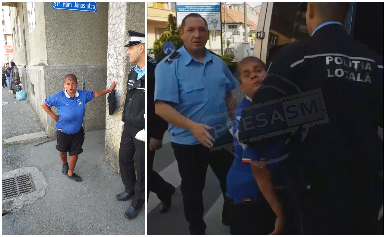 Cerșetoarea agresivă a atacat o femeie în plină stradă. Au intervenit trecătorii