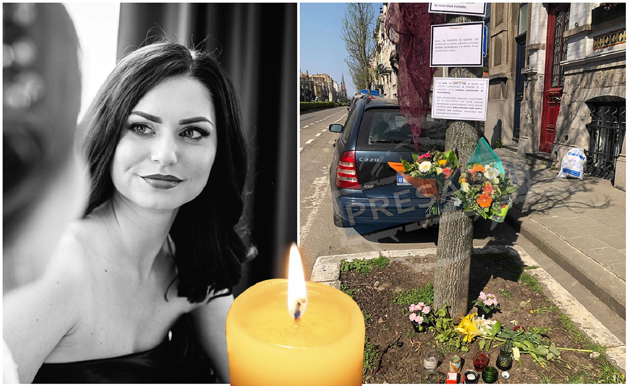 FOTO. Omagiu pentru Dariana. Comunitatea din Koekelberg, exemplu de solidaritate