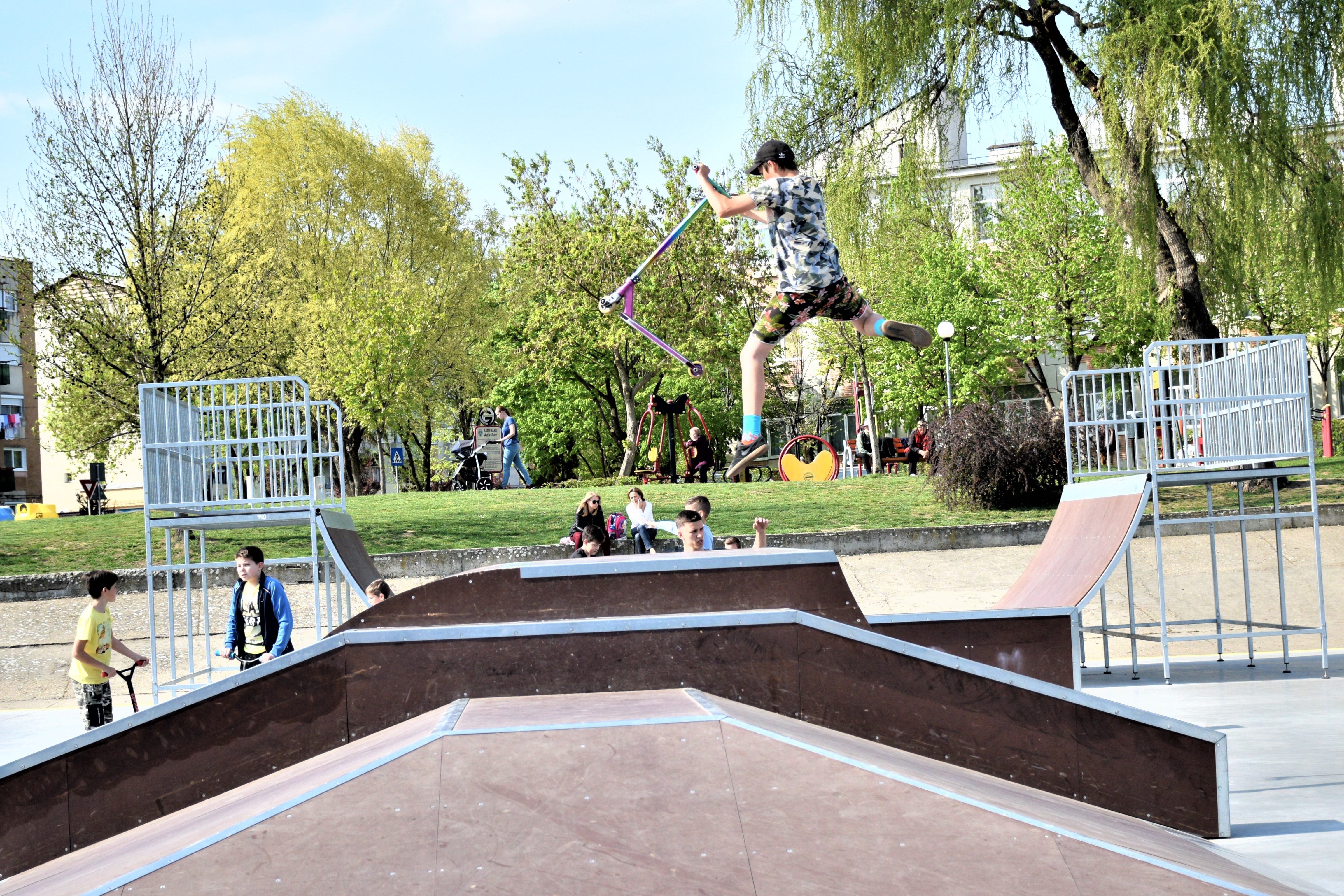 FOTO/VIDEO. Skatepark-ul din Micro 17 a fost inaugurat oficial