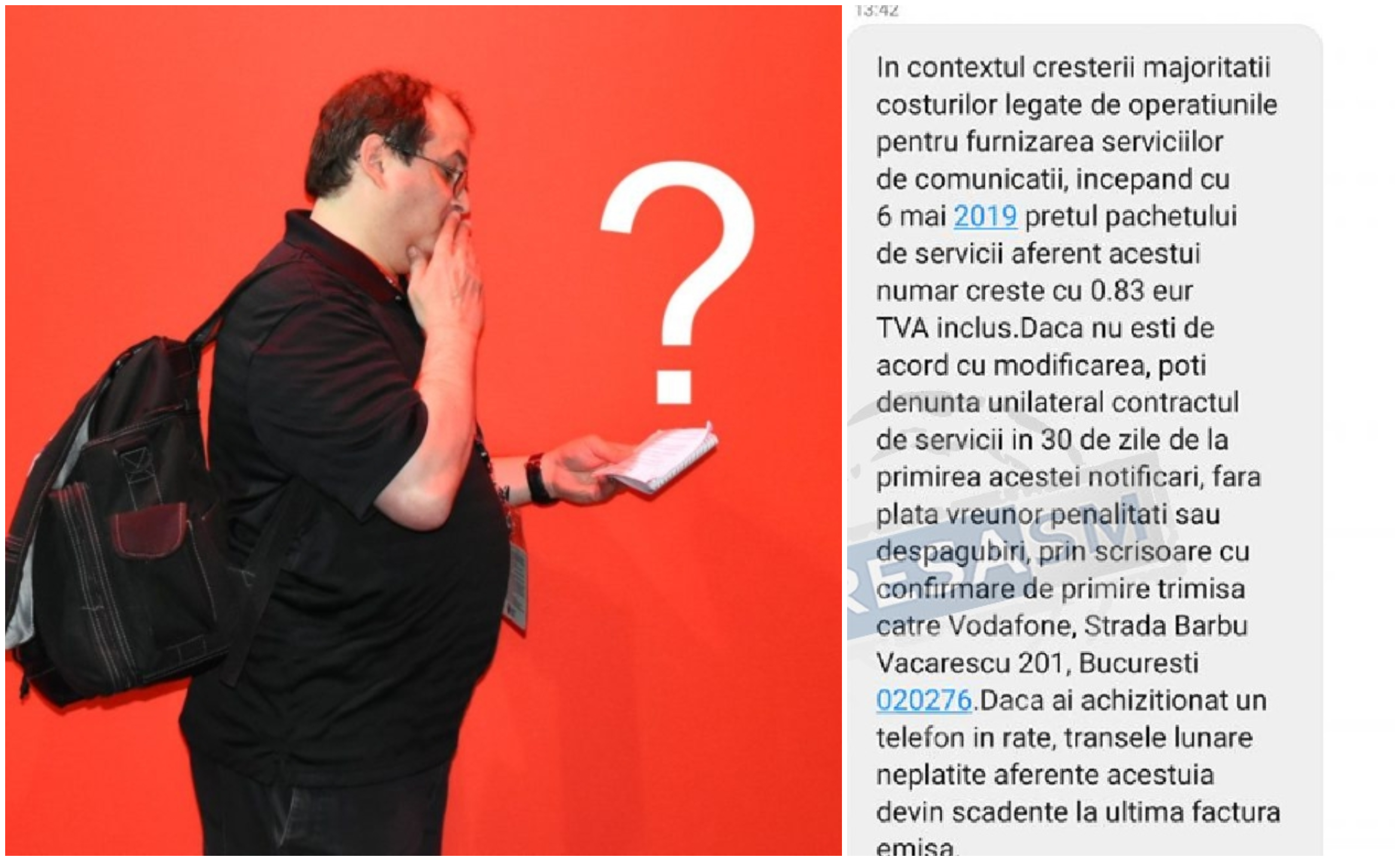 FOTO. Vodafone scumpește abonamentele, după ”celebra” taxă pe lăcomie a Guvernului