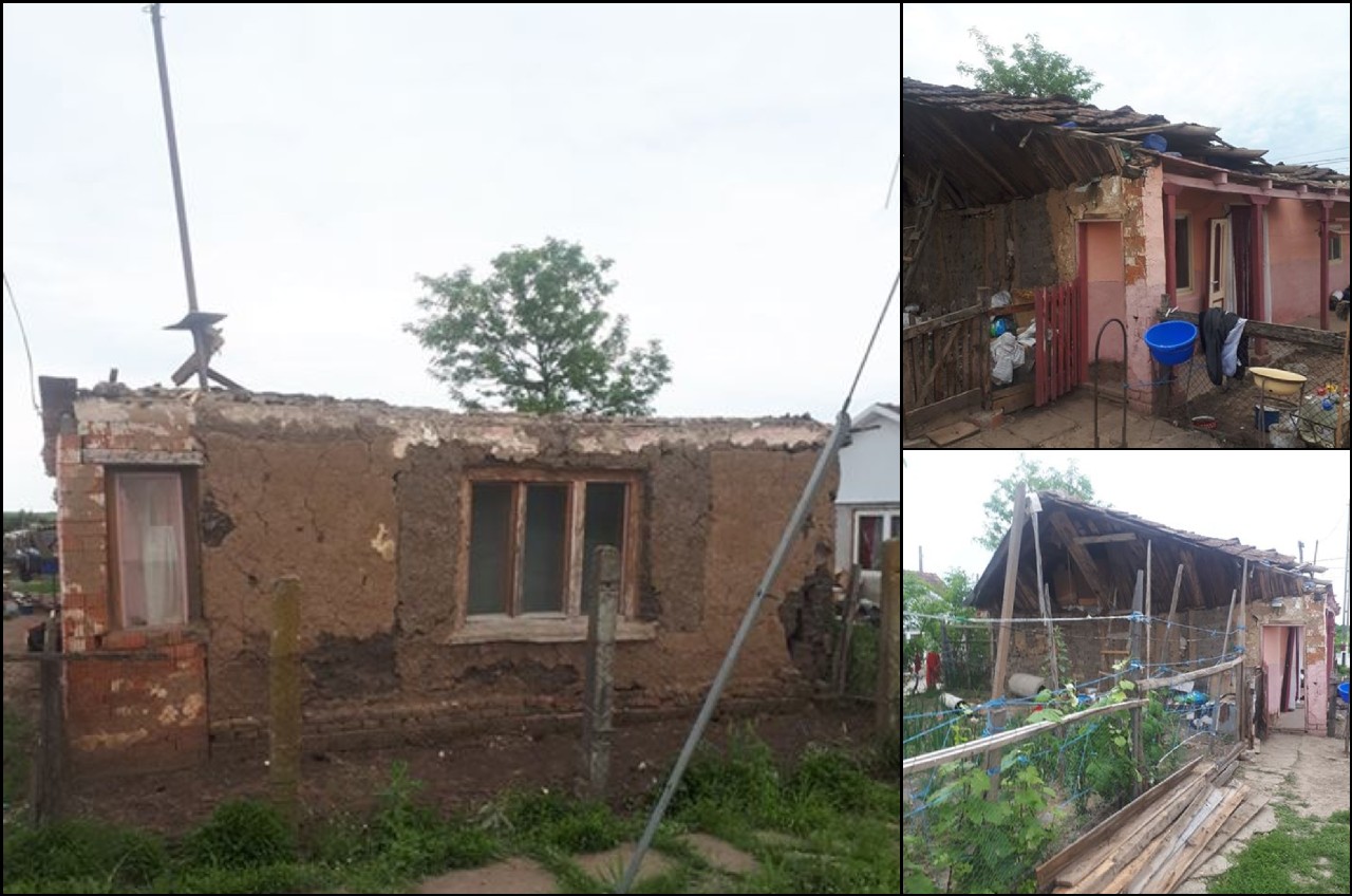 FOTO. MOBILIZARE. După ce le-au murit copiii, o familie a rămas și fără acoperiș deasupra capului