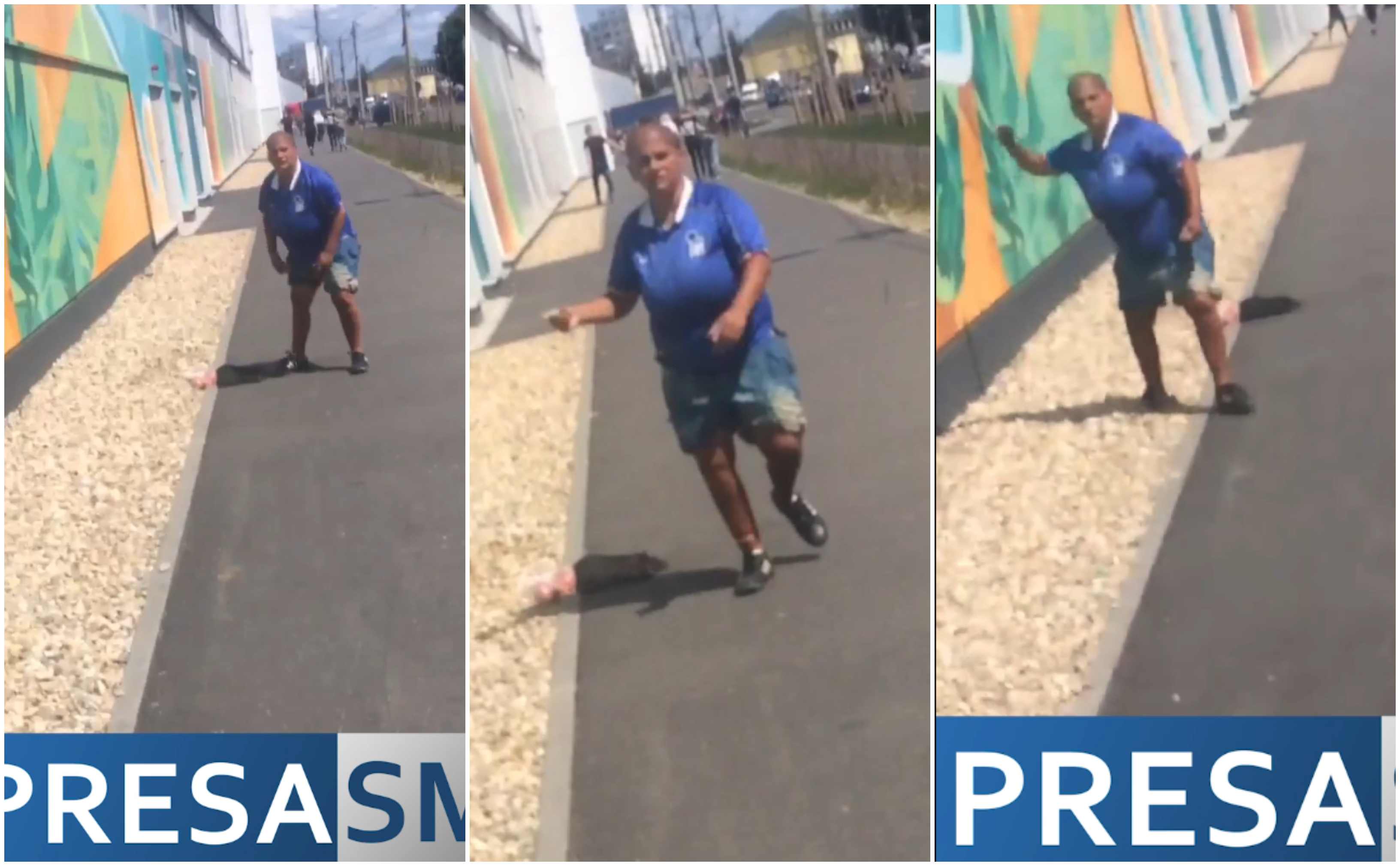 FOTO/VIDEO. Sătmărenii atacați cu pietre de cerșetori la mall-ul NEPI, dacă nu le dau bani