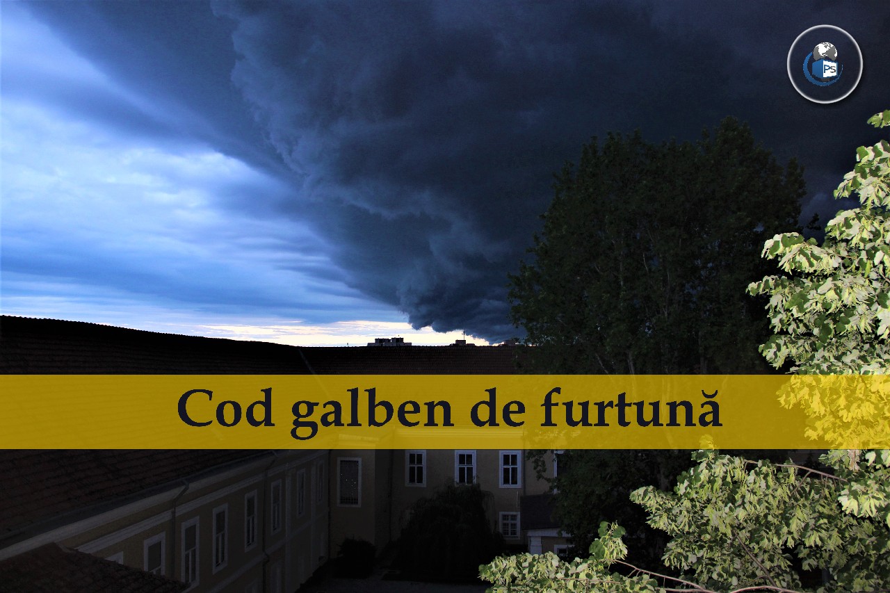 Noi localități sub Cod galben de furtună. Când expiră avertizarea meteo