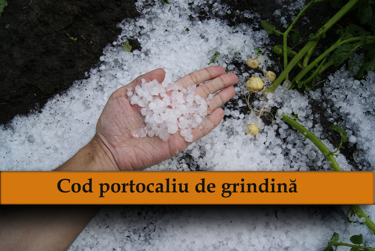 Mai multe localități din Satu Mare, sub Cod portocaliu de grindină și furtună