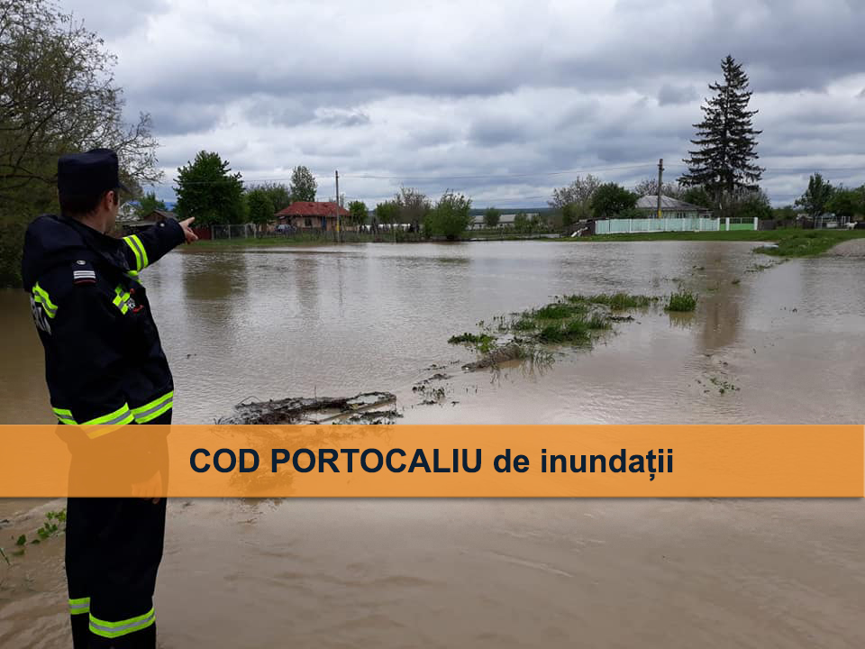 Cod galben și cod portocaliu de inundații la Satu Mare
