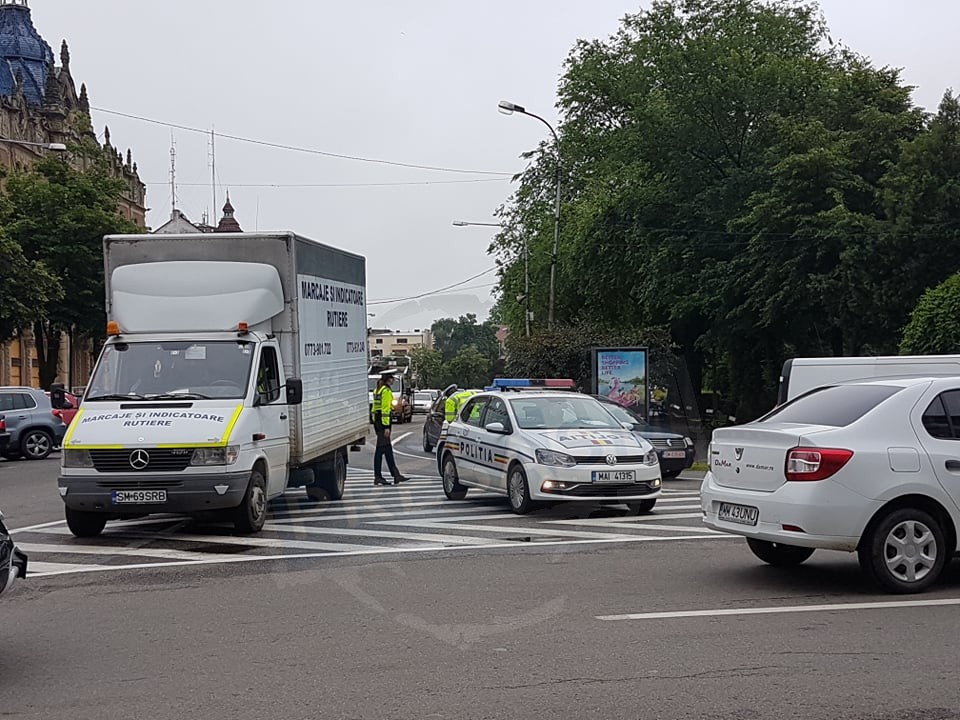 FOTO/VIDEO. Razii de amploare în centrul municipiului Satu Mare