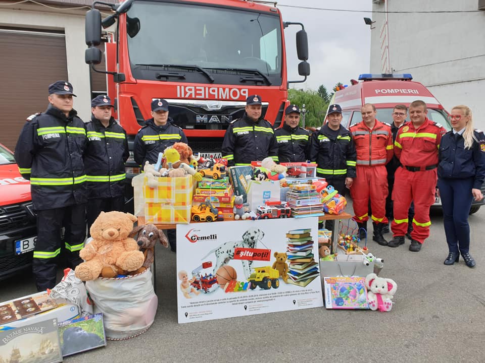 FOTO. Pompierii sătmăreni, donație din suflet în cadrul campaniei #șitupoți