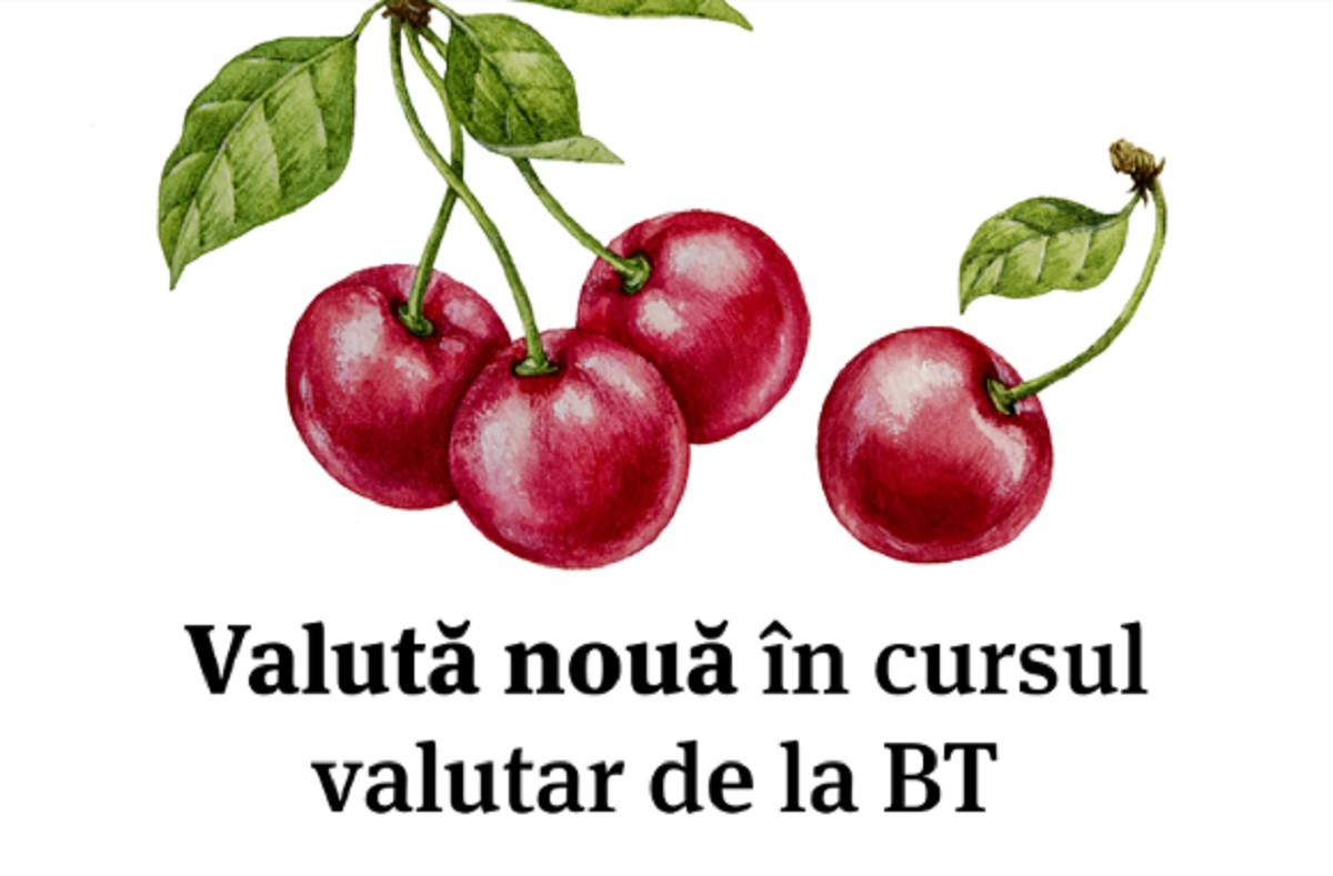 Bancă importantă din România, curs valutar în cireșe. Reacția internauților