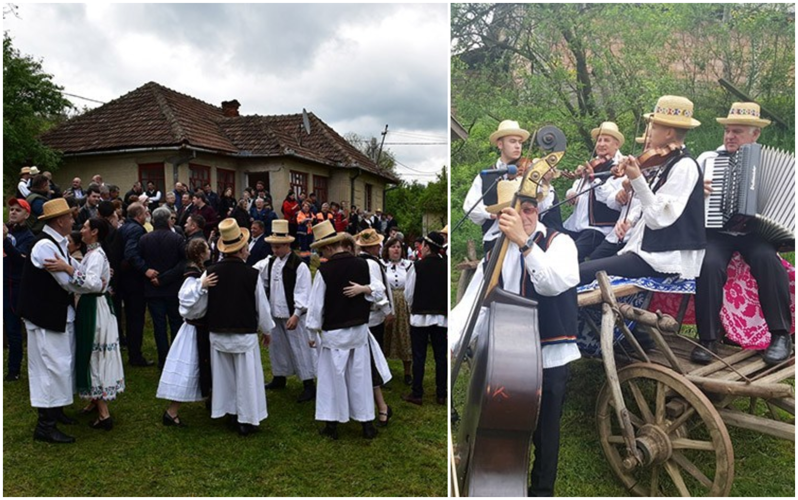 FOTOREPORTAJ. Cel mai spectaculos obicei din Țara Codrului: Danțu` la șură