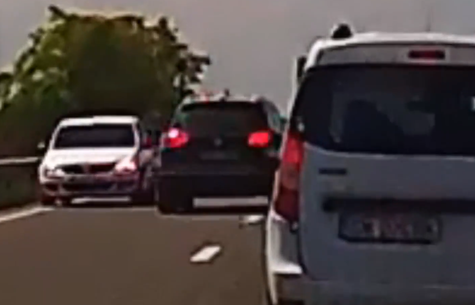 VIDEO. ”Sinucigaș” pe DN 19, între Satu Mare și Carei. Salvat de un șofer inspirat!