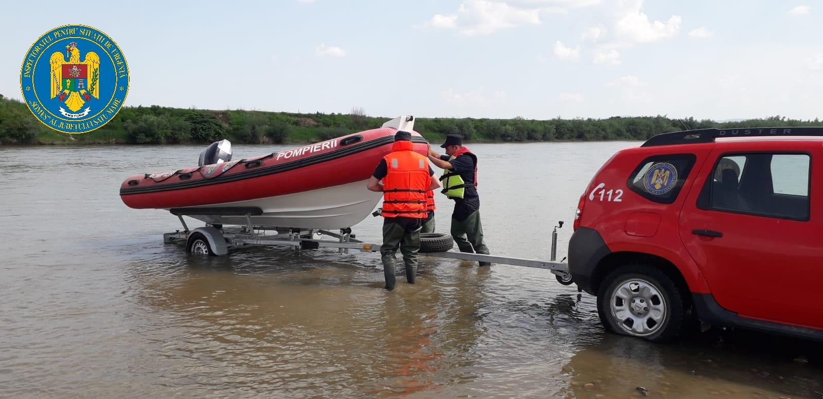 FOTO/VIDEO. Trupul băiatul înecat în Someș, de negăsit. Căutările vor fi reluate mâine