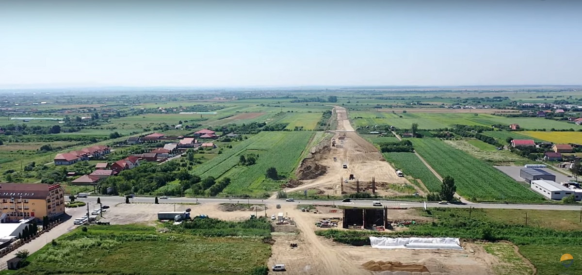 VIDEOREPORTAJ pe centura municipiului Satu Mare. Se construiește un nou pod peste Someș