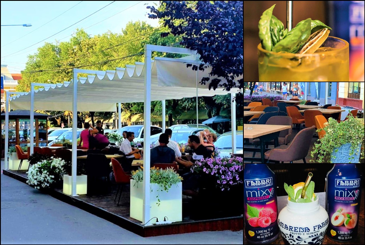 FOTO. T42, terasa din centrul Sătmarului cu mâncare și băuturi spectaculoase